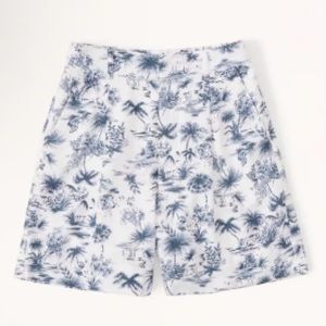 NWT Abercrombie Linen Resort Shorts